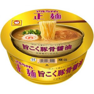 マルちゃん正麺 カップ（旨こく豚骨醤油）