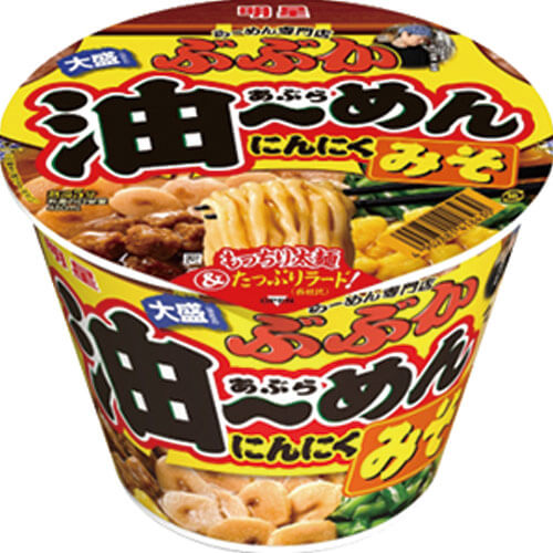 明星 ぶぶか油～めん 大盛（にんにくみそ）