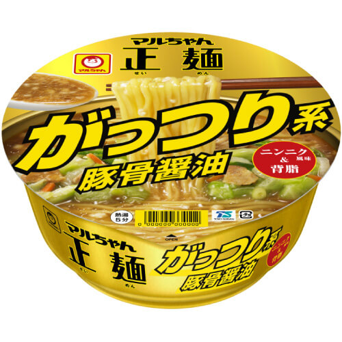 マルちゃん正麺 カップ（がっつり系豚骨醤油）