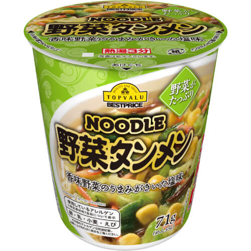【トップバリュ】NOODLE（野菜タンメン）