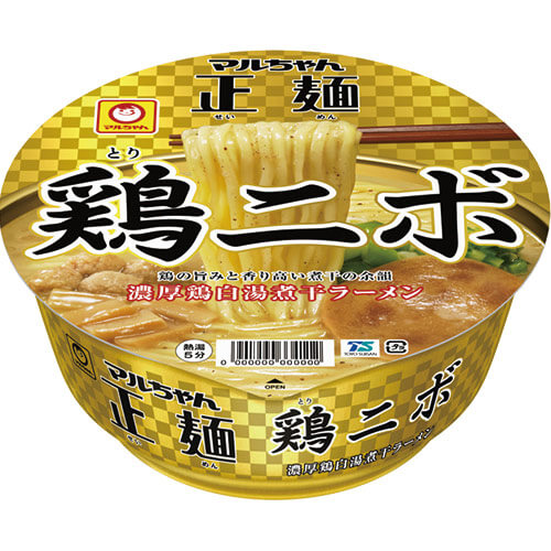 マルちゃん正麺 カップ（鶏ニボ）