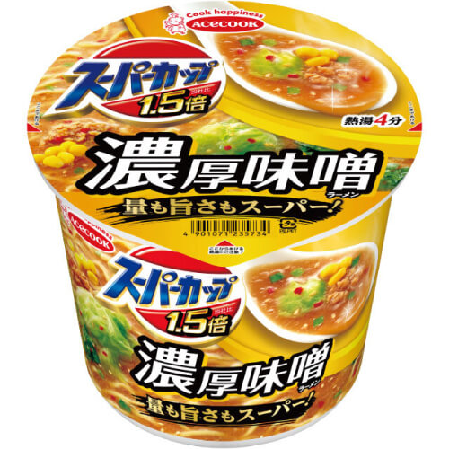 スーパーカップ1.5倍（みそラーメン）