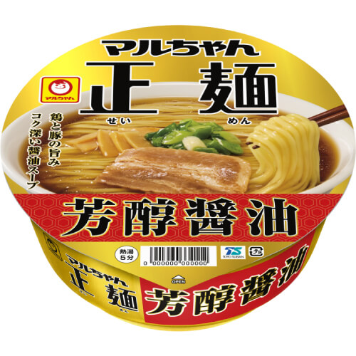 マルちゃん正麺 カップ（芳醇醤油）