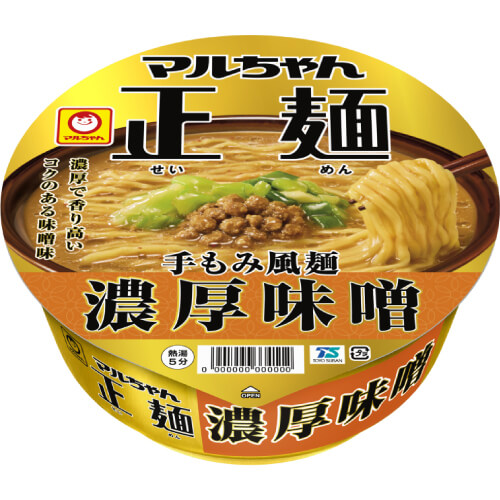 マルちゃん正麺 カップ（濃厚味噌）