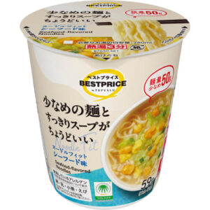 【トップバリュ】ヌードルフィット（シーフード味）