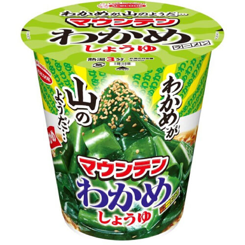 マウンテンわかめラーメン タテロング（しょうゆ）