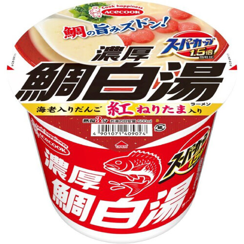 スーパーカップ1.5倍（濃厚鯛白湯ラーメン）