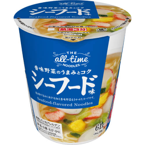 【トップバリュ】オールタイムヌードル（シーフード味）