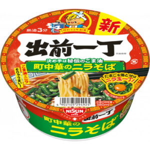 出前一丁 どんぶり（町中華のニラそば）