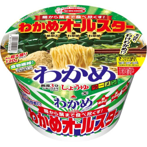 わかめオールスター わかめラーメン（しょうゆ）