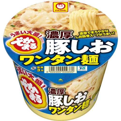でかまる（濃厚豚しおワンタン麺）