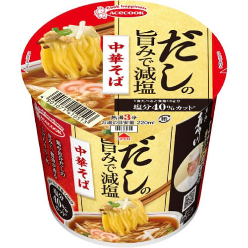 だしの旨みで減塩（中華そば）