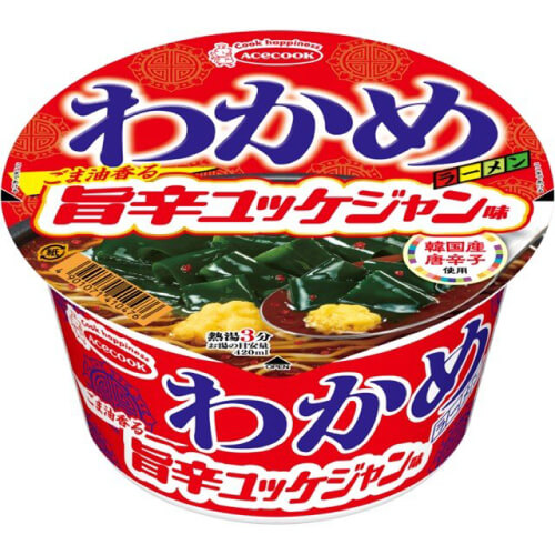 わかめラーメン 旨辛ユッケジャン味