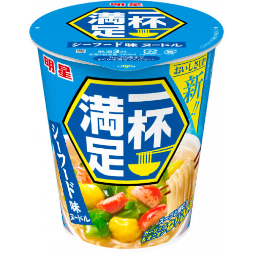 一杯満足 シーフード味ヌードル