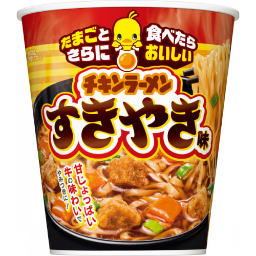 チキンラーメンビッグカップ（すきやき味）