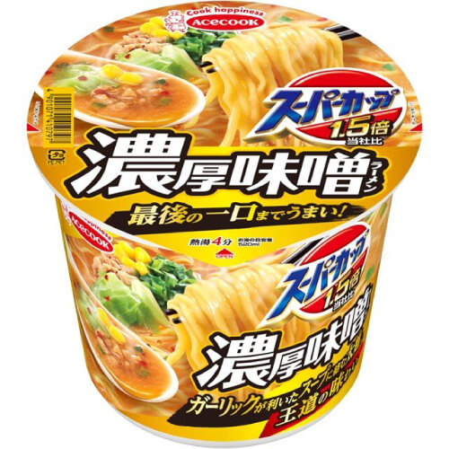 スーパーカップ1.5倍（みそラーメン）