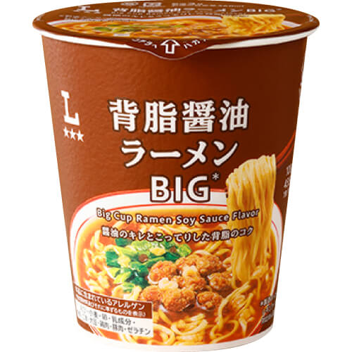 【ローソンオリジナル】背脂醤油ラーメン BIG